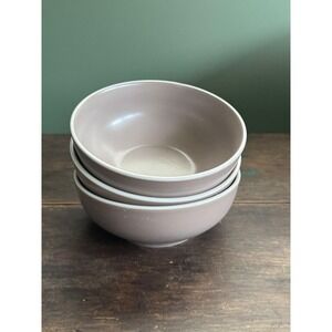 Three Dansk Kisco Taupe Bowls